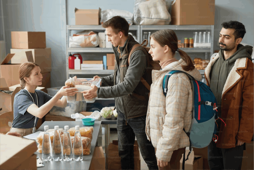 Donnations aux personnes dans le besoin